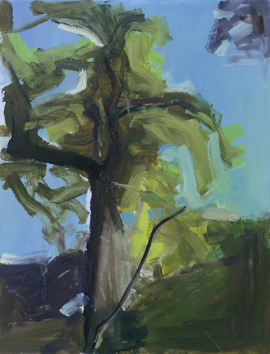 Oak Tree Triptych - Study 3 - Reuben Gourlay